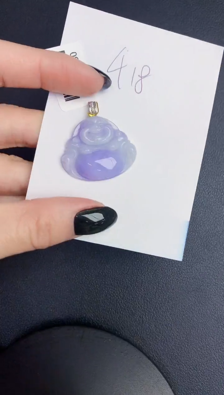 【闪购商品】翡翠颈饰18K金镶嵌0000000000