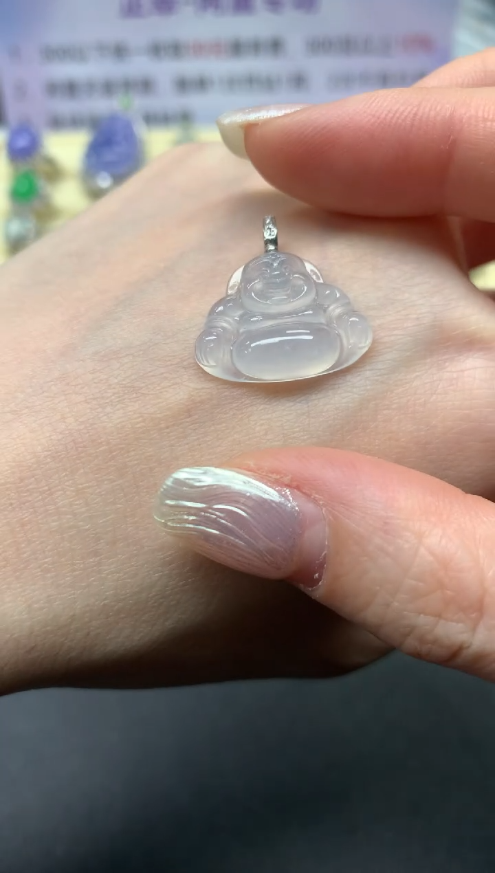 【闪购商品】翡翠吊坠(不含链)18K金镶嵌吊坠|1200+120