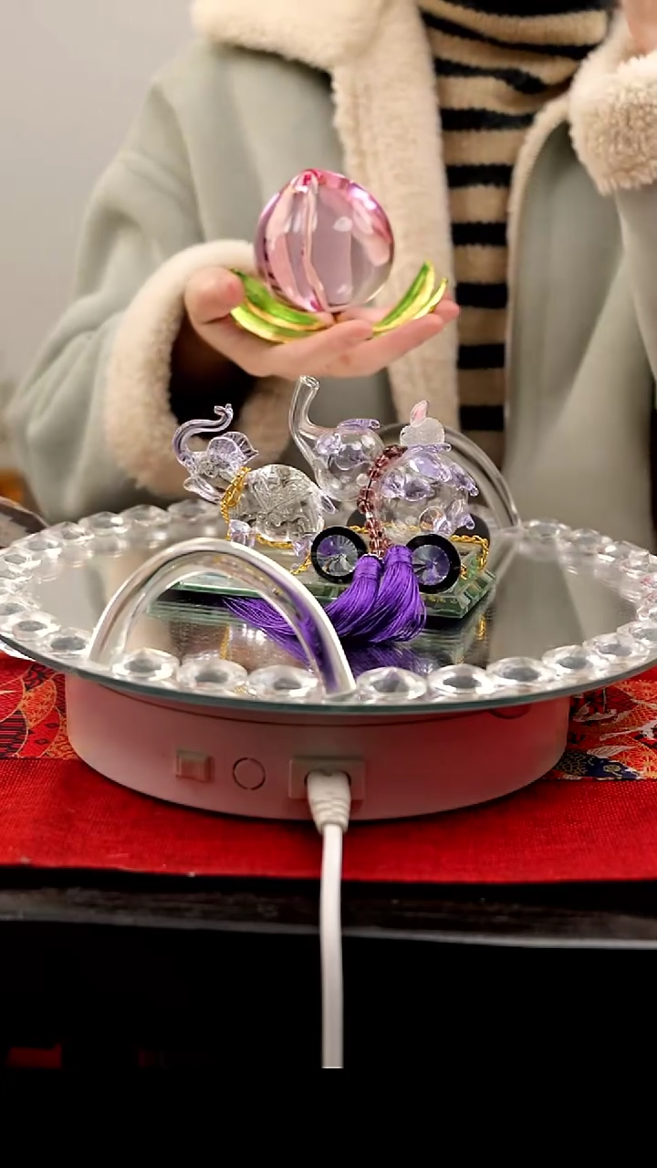 【闪购商品】琉璃紫色象拉葫芦香薰摆件