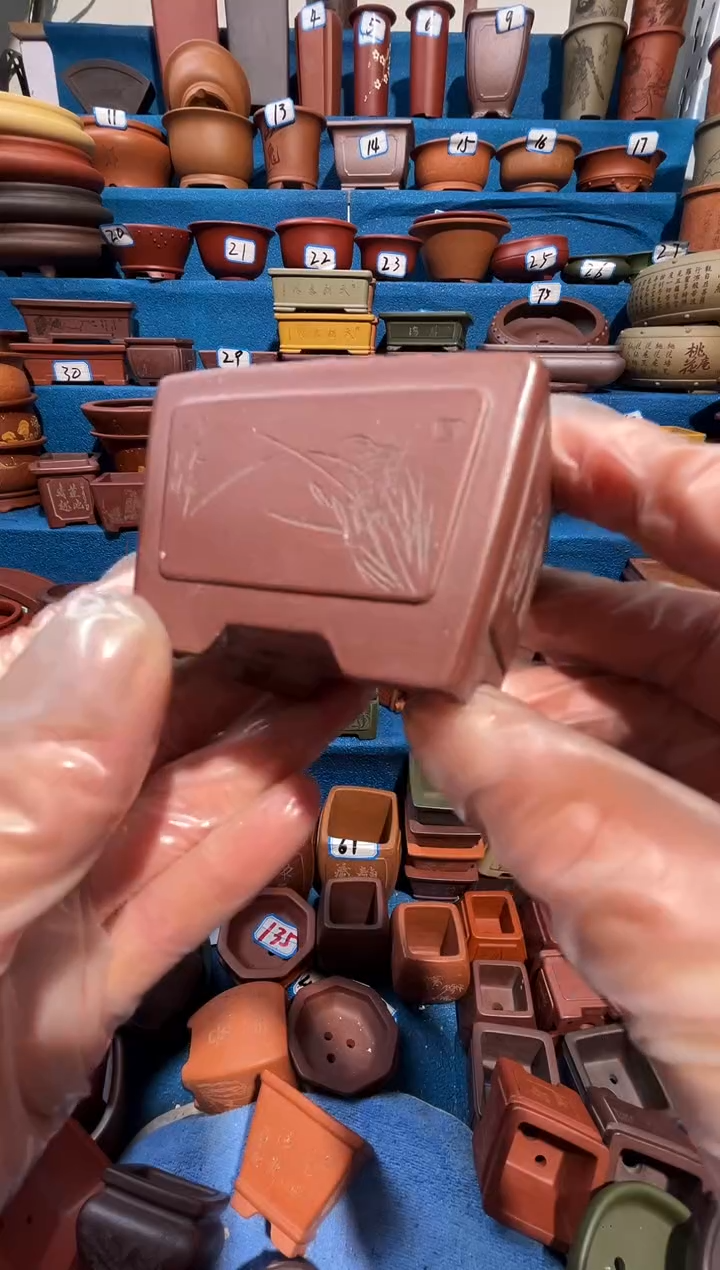 【闪购商品】紫砂紫砂花盆5*4*3.5