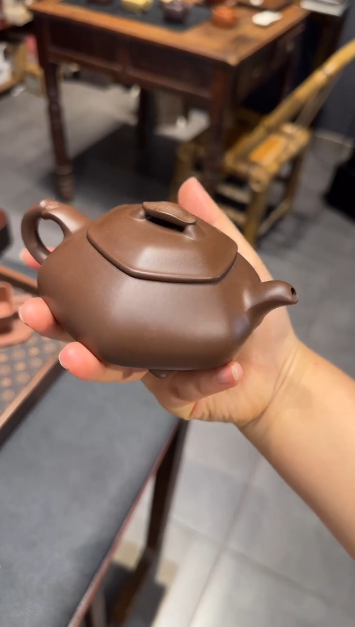 茶壶紫砂?****人六方简瓢