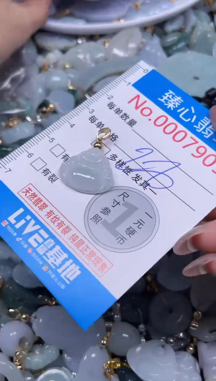 颈饰未镶嵌翡翠7909