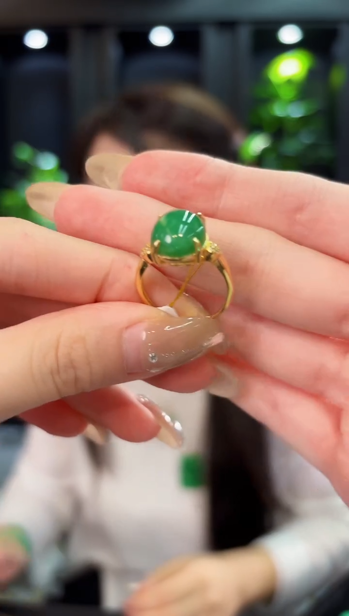 翡翠戒指未镶嵌缅料A货/多样性发货/一件