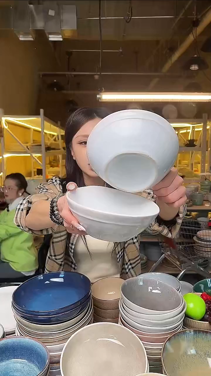 瓷150外贸尾货窑变釉下彩默认微瑕