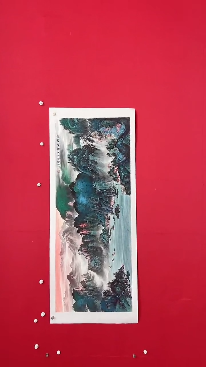 国画山水/宣纸/国画