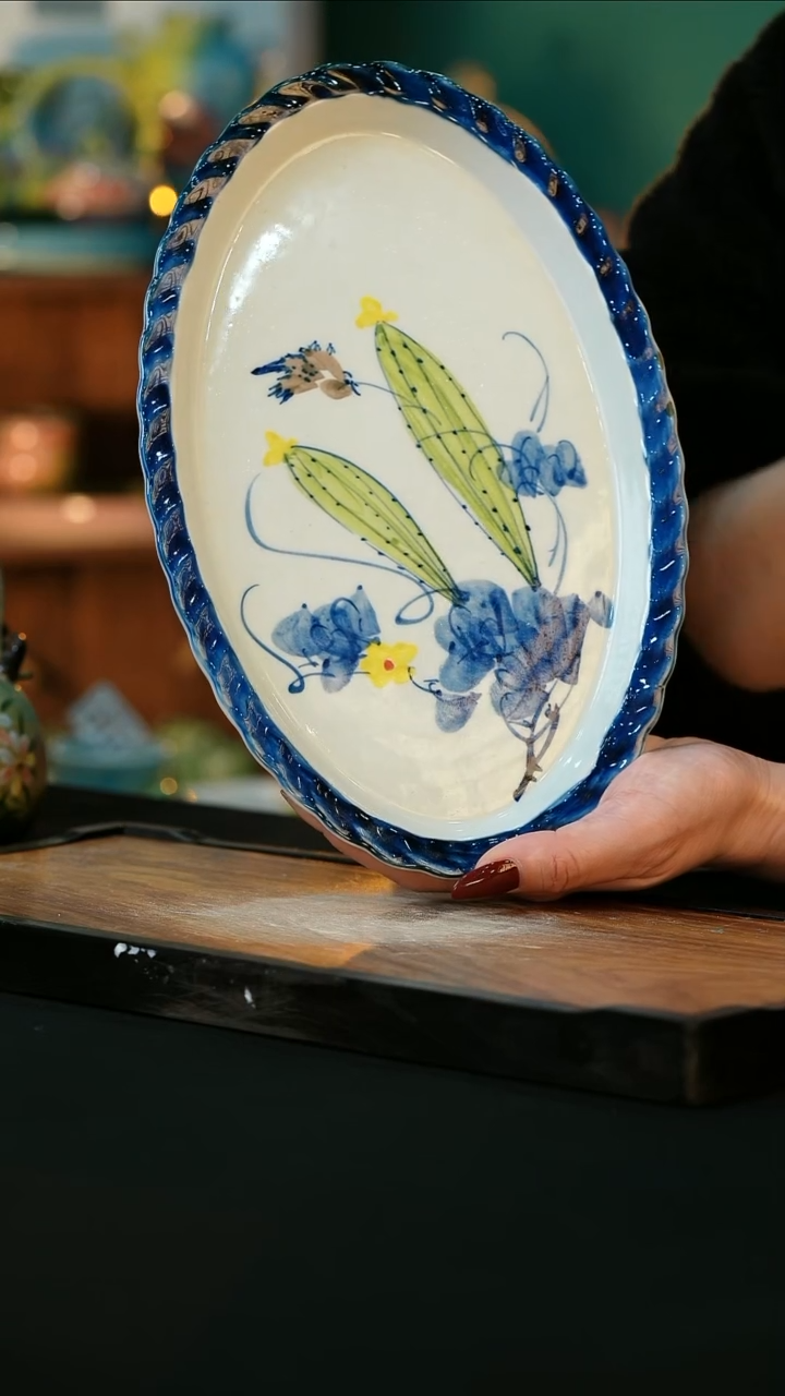 【闪购商品】杯手绘心瓷陶瓷浮力