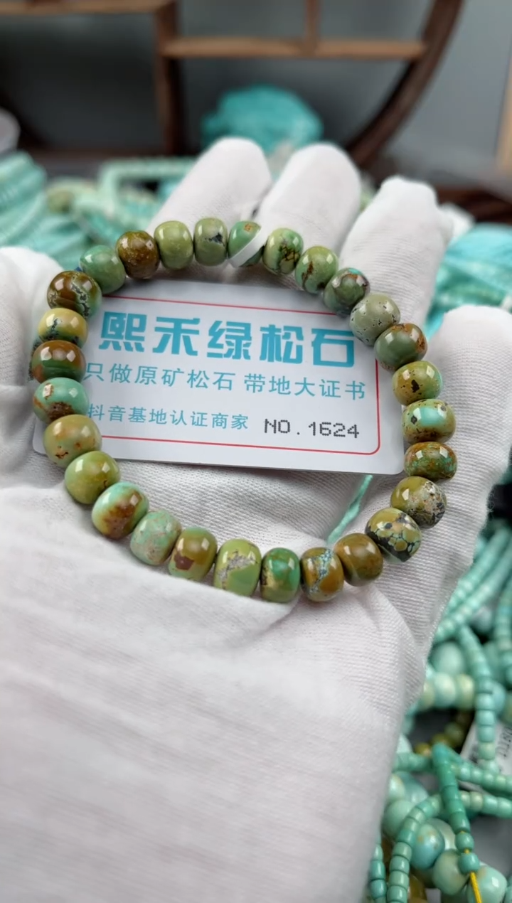 未镶嵌绿松石松石1624