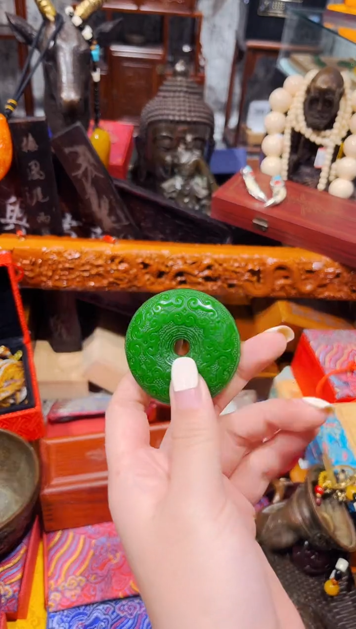 未镶嵌和田玉挂件慧心甄选直播推荐