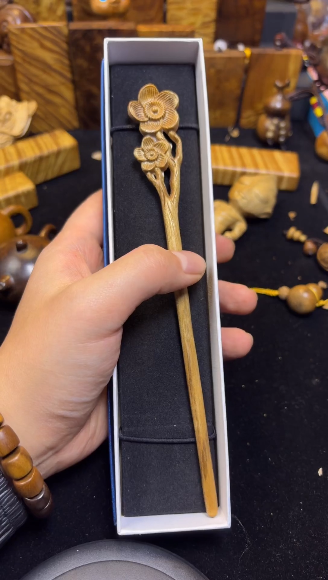 【闪购商品】楠木（金丝楠）其他发簪92