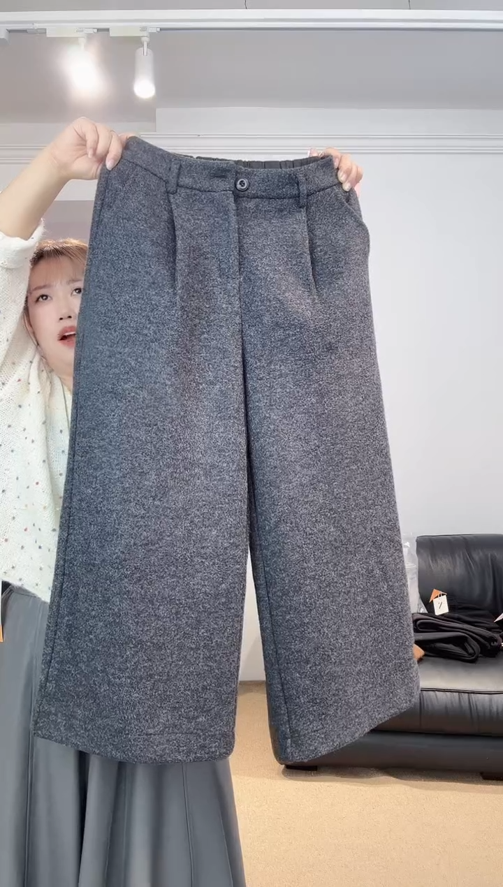 不退不换毛呢裤115斤内M