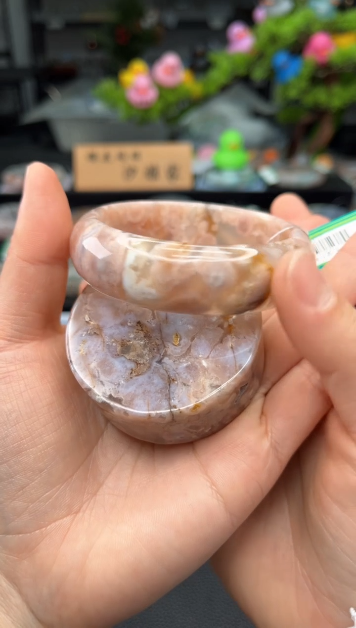 石英质玉未镶嵌手镯58圈口 （赠品镯心）6330073