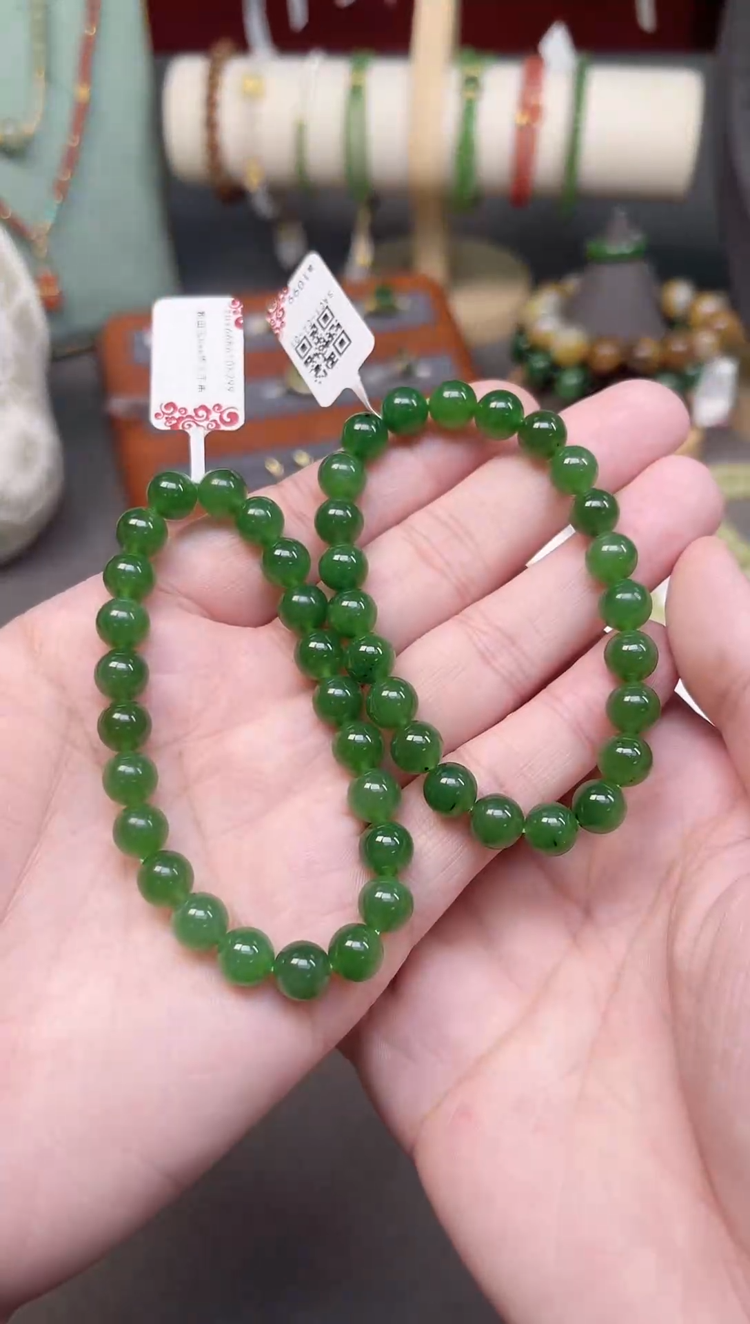未镶嵌手串和田玉多样性拍一发一fs