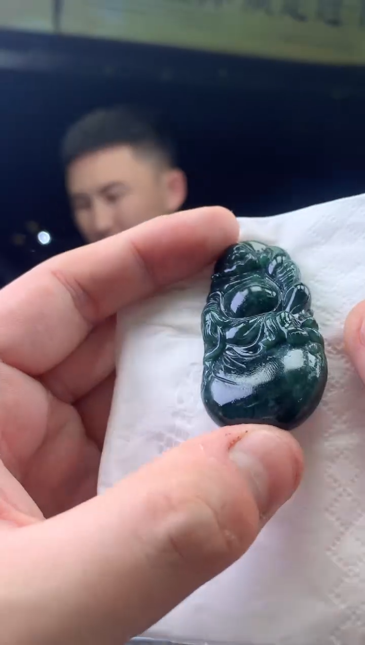 未镶嵌定制翡翠龙*-100045