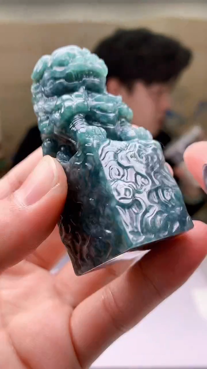 【闪购商品】定制翡翠未镶嵌5145bb-毛货事事如意25