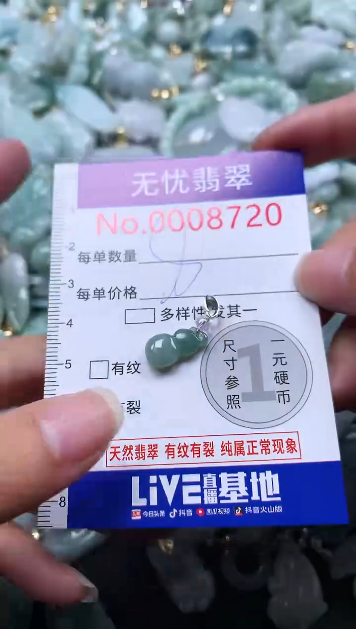 颈饰未镶嵌翡翠8720