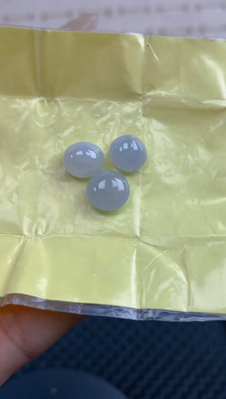 定制翡翠未镶嵌天然翡翠蛋面153