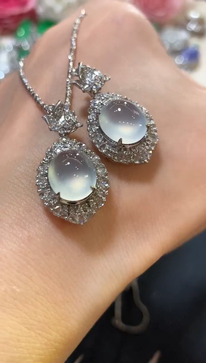 吊坠(不含链)18K金镶嵌翡翠z122  多样性一件发货