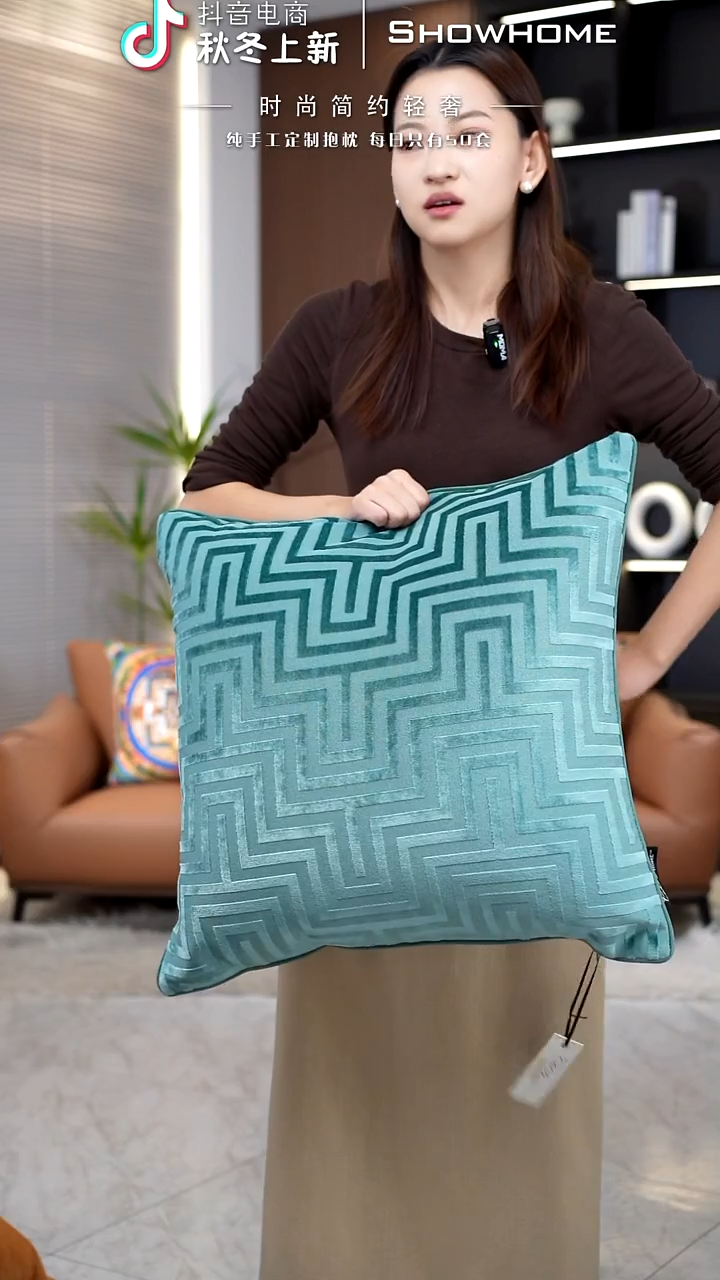 迷宫青绿色55X55带芯