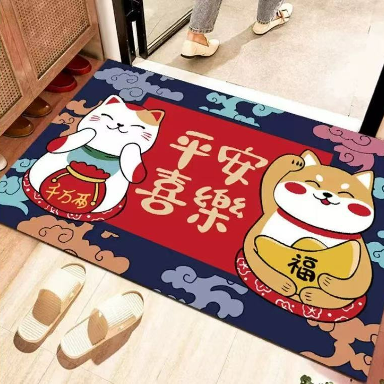 A221【80*120】全新硅藻泥吸水地垫家用进门入户防滑地垫入户门垫