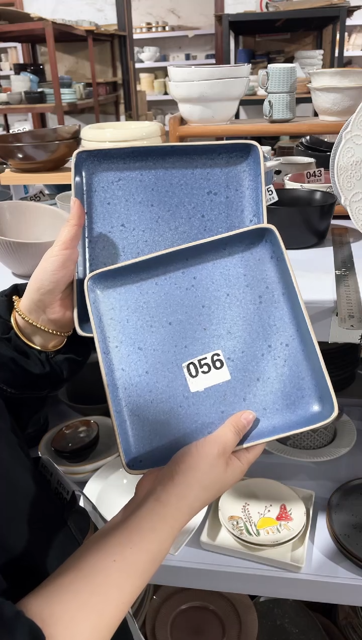 【闪购商品】碗微瑕（2件套）056盘子