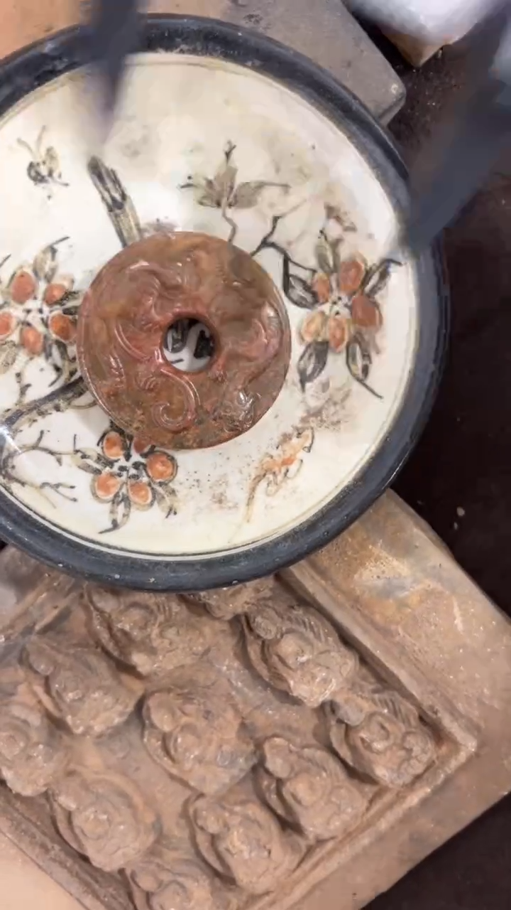 瓷片手工，手绘，陶瓷1