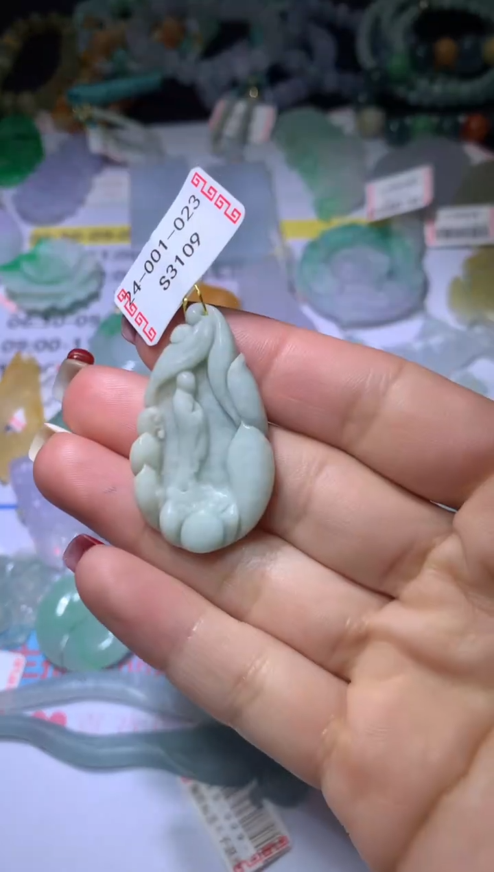【闪购商品】翡翠挂件未镶嵌CXX004980