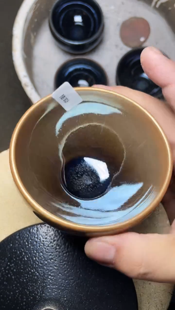 【闪购商品】茶盏叶紫建盏瓷器微瑕189