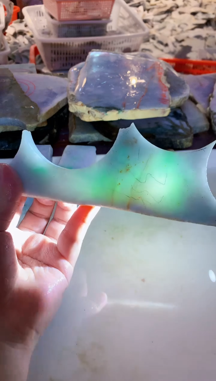 【闪购商品】翡翠未镶嵌颈饰0韩0翡翠珠563