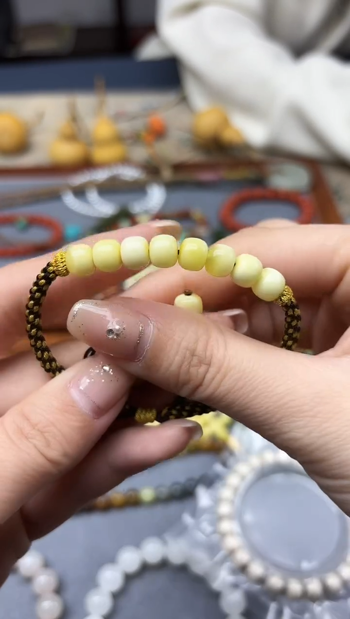 裸石蜜蜡未镶嵌蜜蜡老型手绳GW