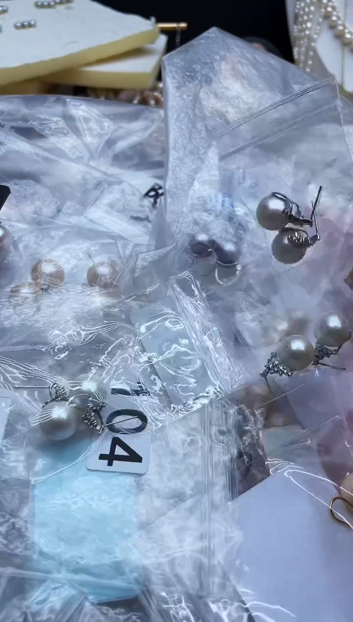 未镶嵌耳饰淡水珍珠耳环多样性发其一