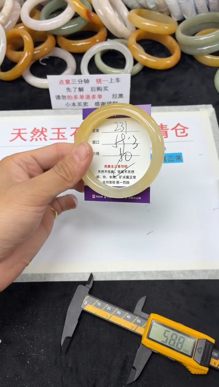 未镶嵌手镯石英质玉231