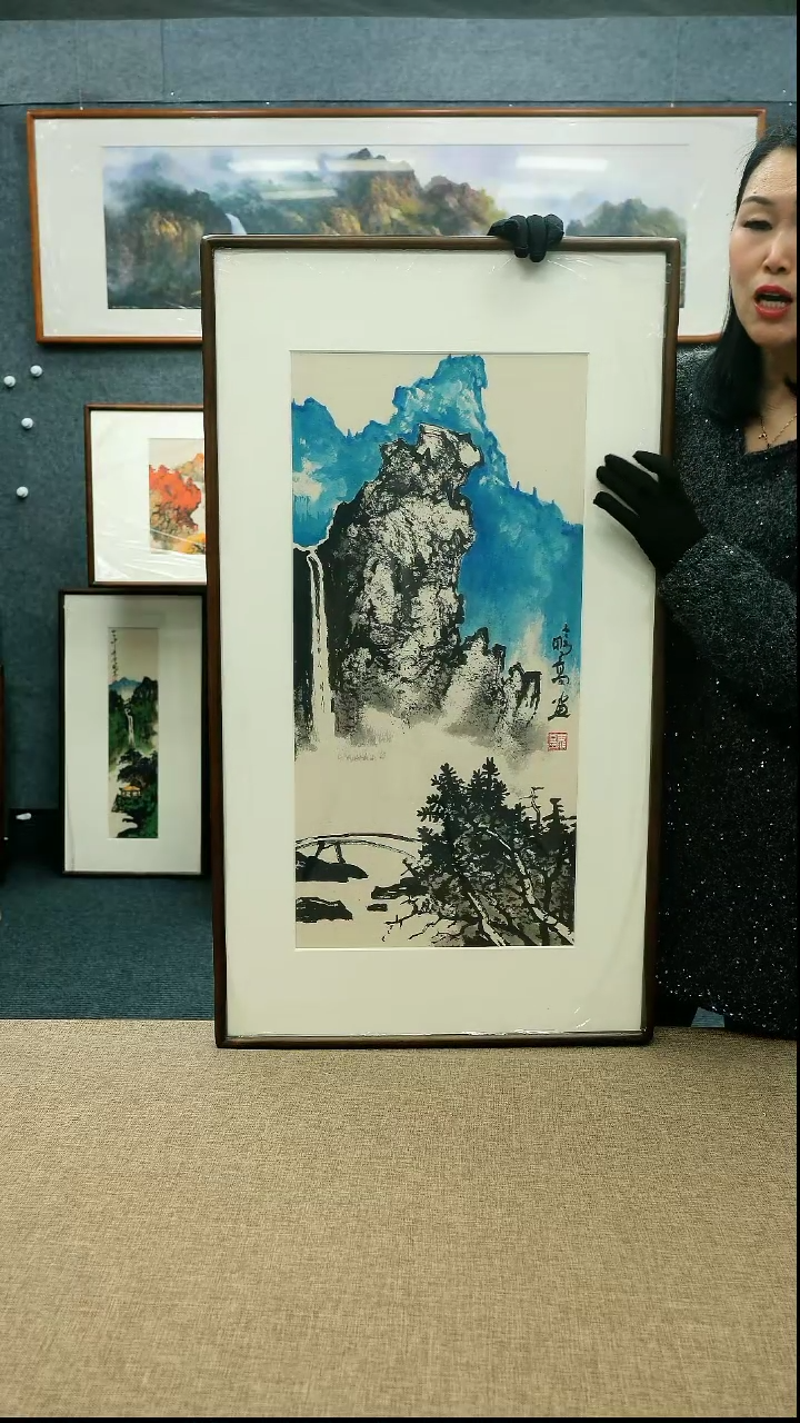 【闪购商品】国画89/唐鹏高992*52带框