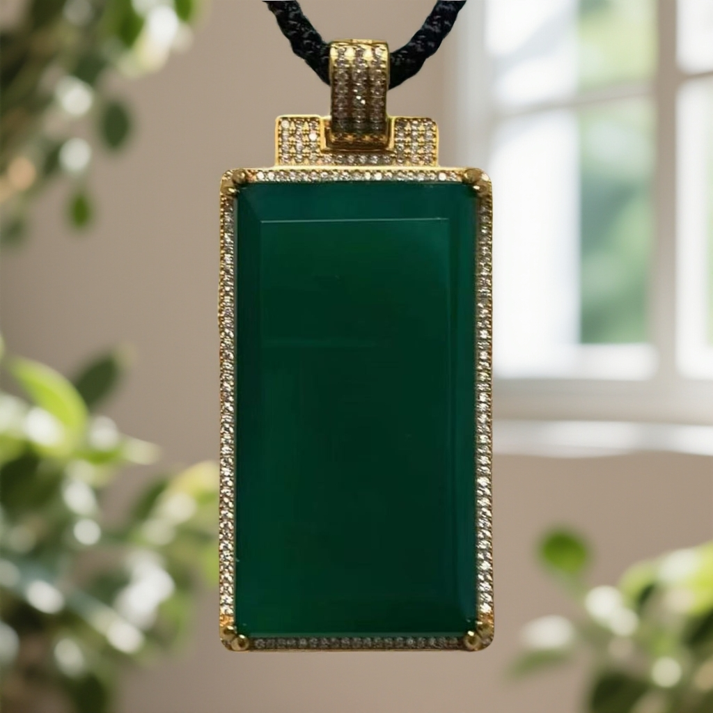 老矿料平安无事牌 吊坠    带礼盒  sz