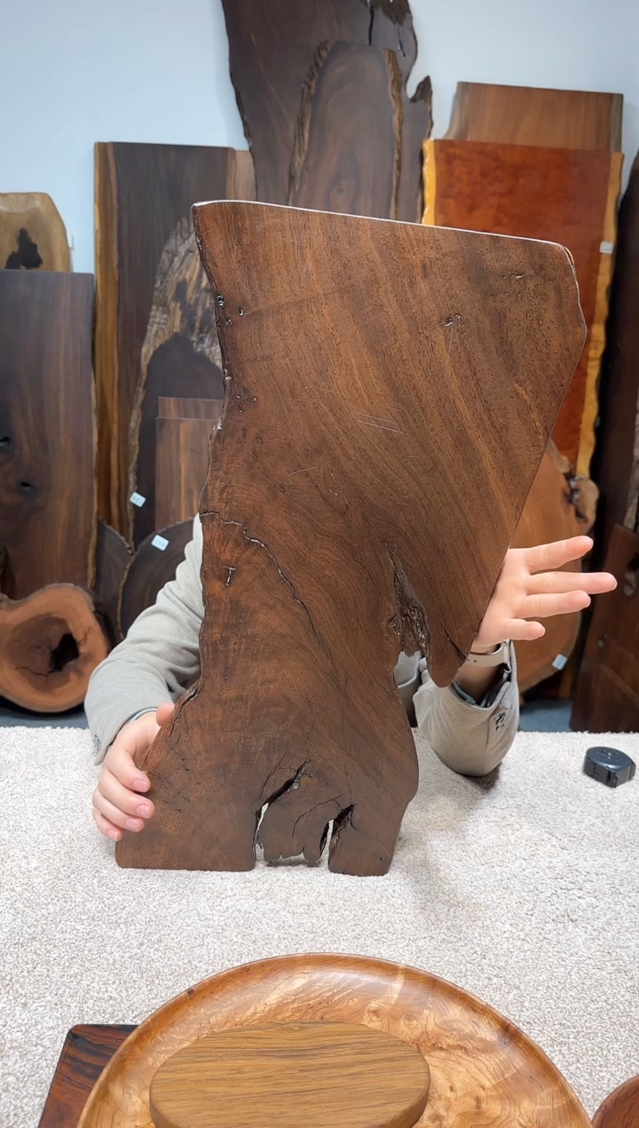 【闪购商品】风车木（黑檀木）尺寸58*27*2.5编号431