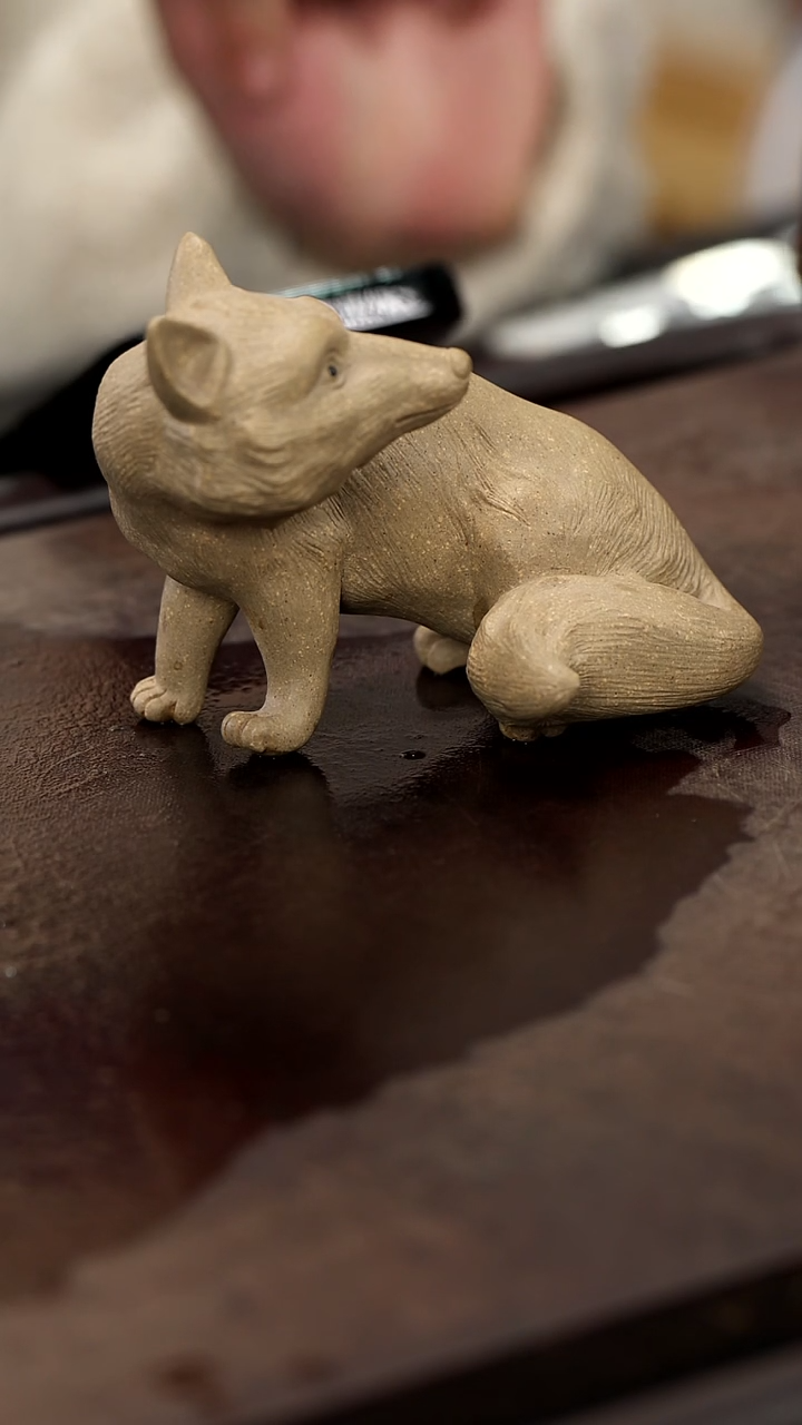 紫砂茶宠紫砂狐狸