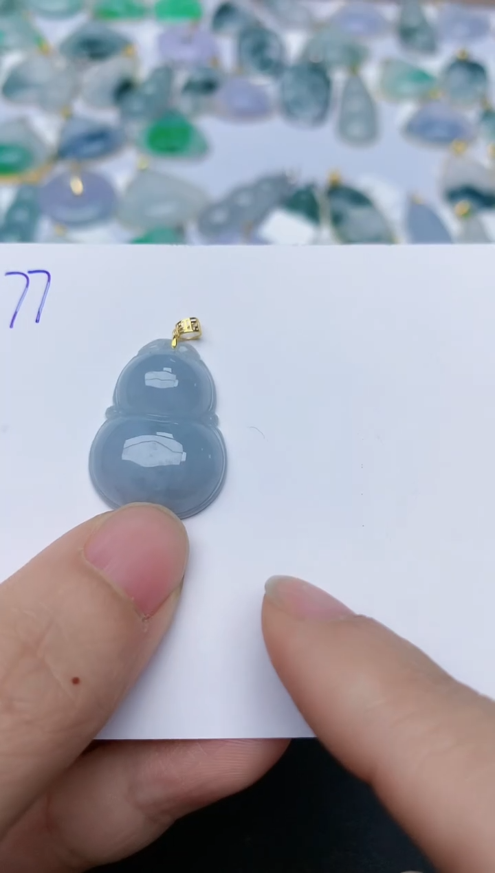 【闪购商品】翡翠颈饰18K金镶嵌天然翡翠A货    177