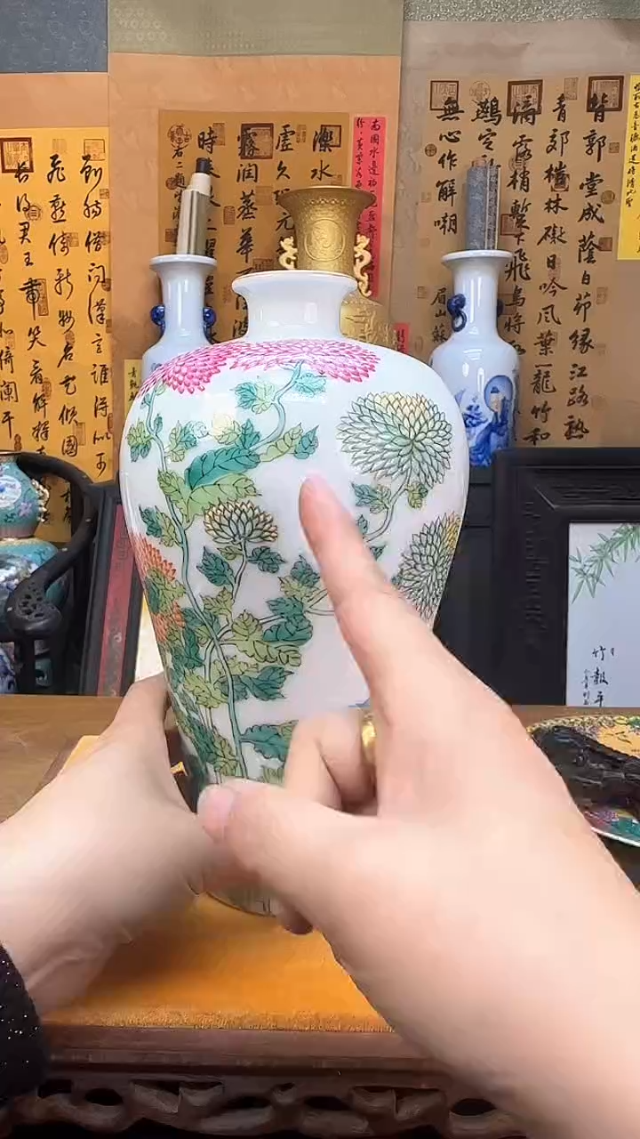 【闪购商品】瓶景德镇陶瓷客厅摆件