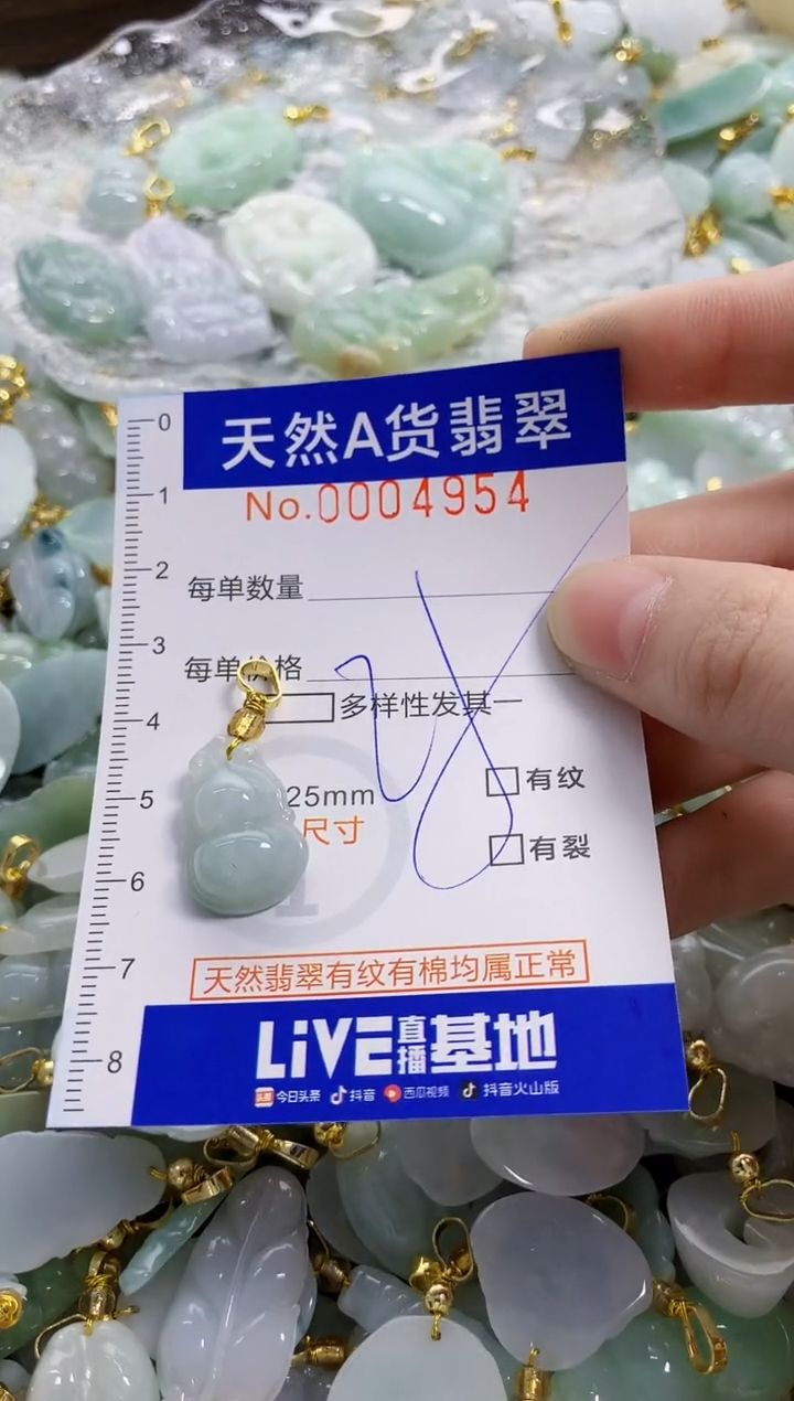 颈饰未镶嵌翡翠天然A货翡翠
