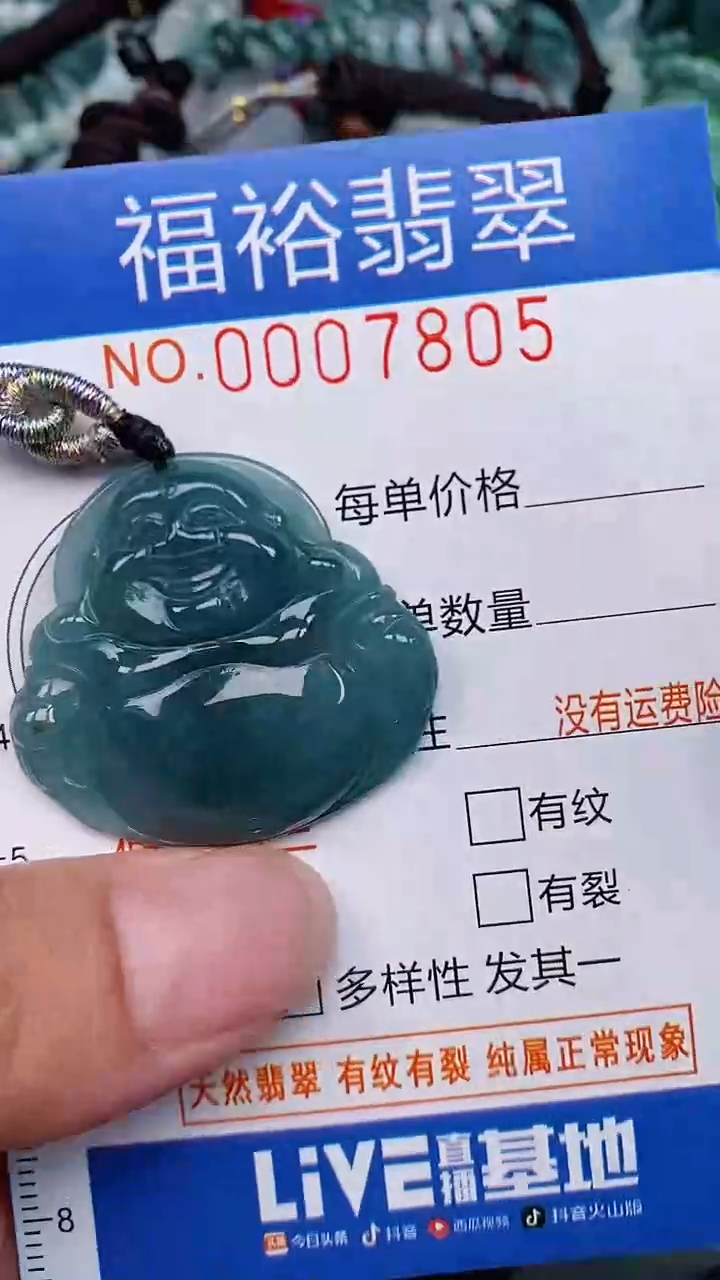 翡翠未镶嵌颈饰...0007805