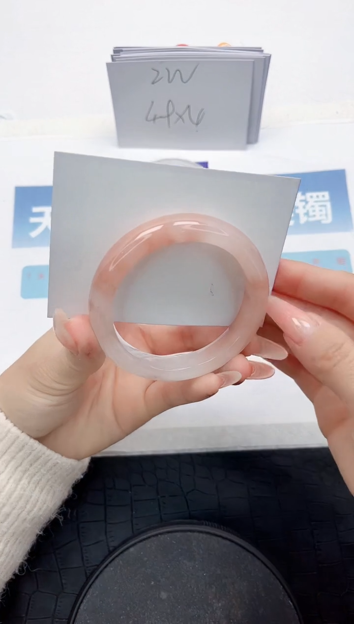 【闪购商品】石英质玉手镯未镶嵌G227-53.8