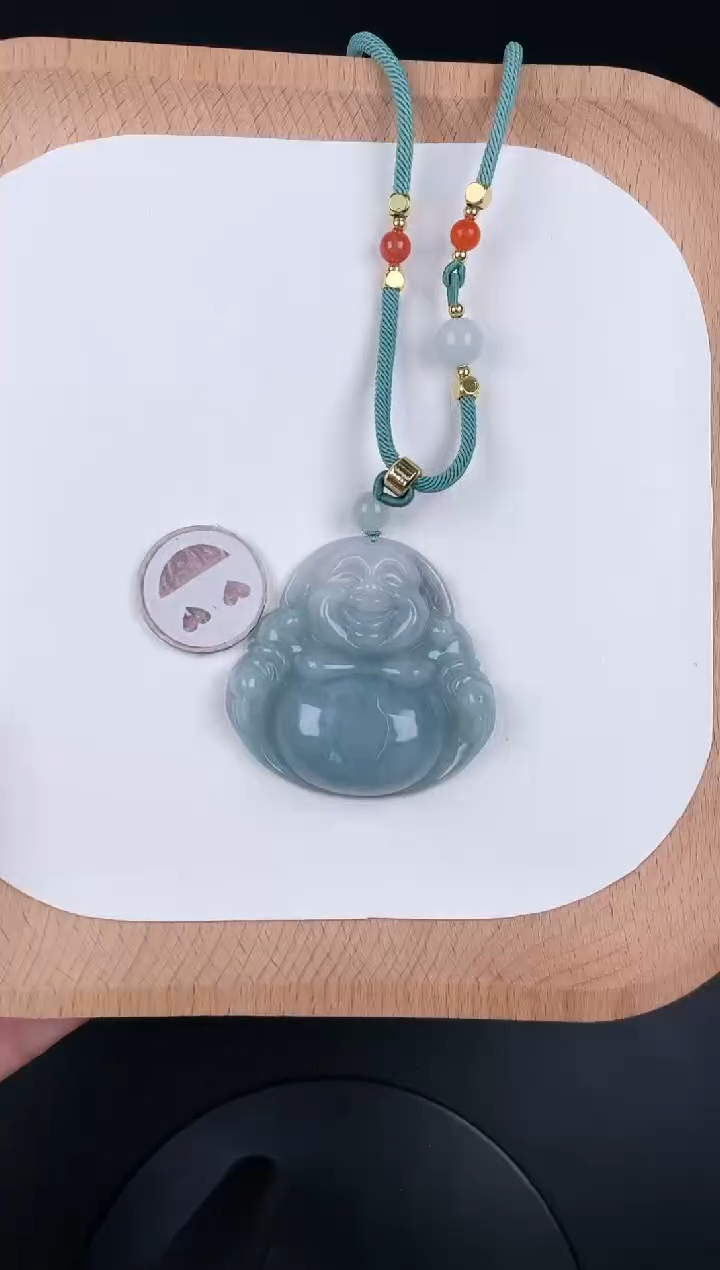 翡翠未镶嵌颈饰孤品-90