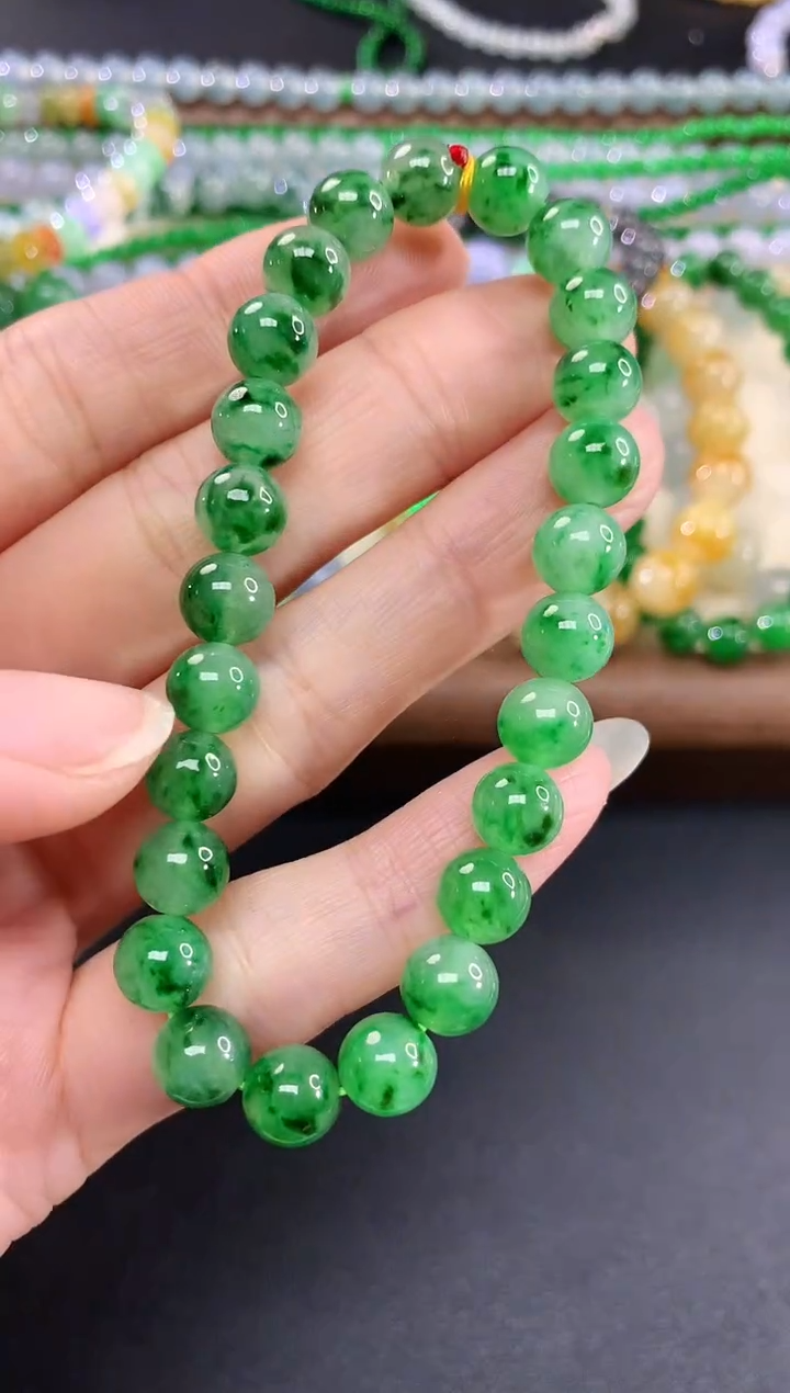 未镶嵌手串翡翠252|9800