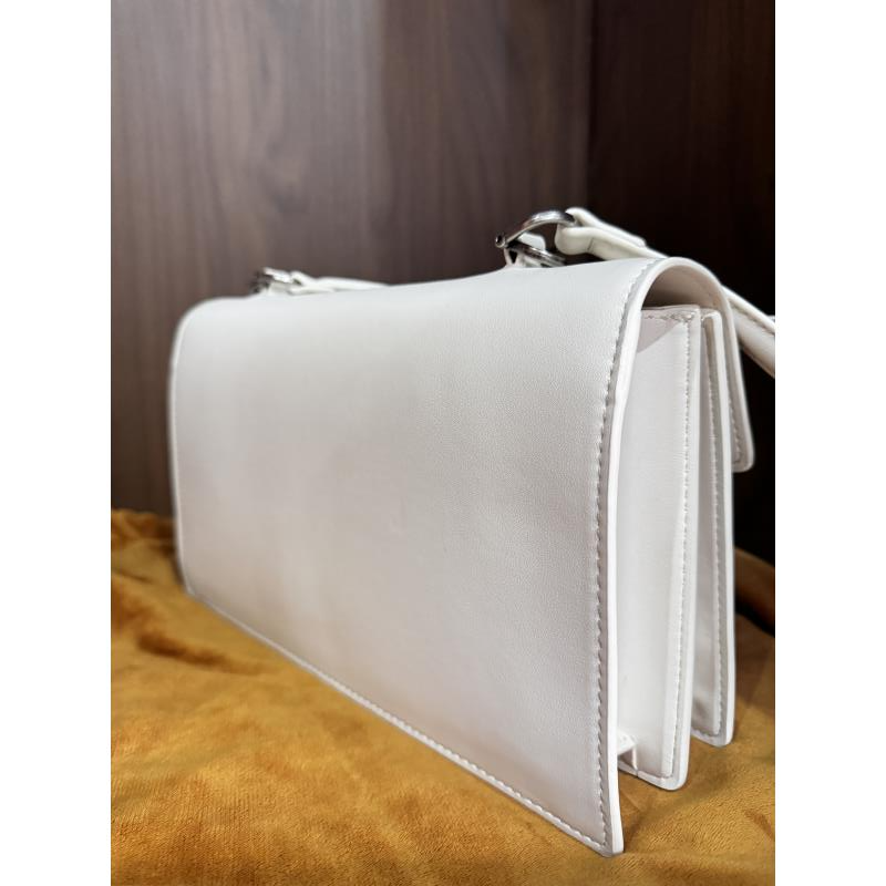 HIRMRIS手工真皮包551110-白 拉拉法棍包