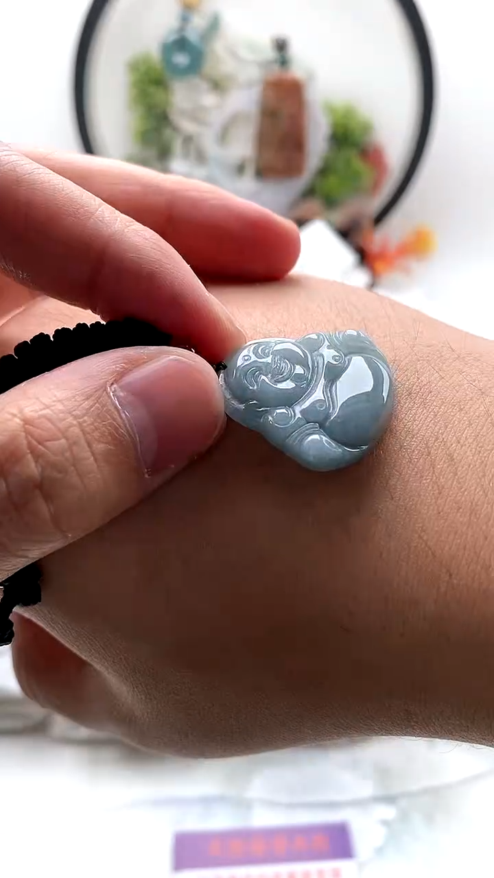 颈饰未镶嵌翡翠佛公