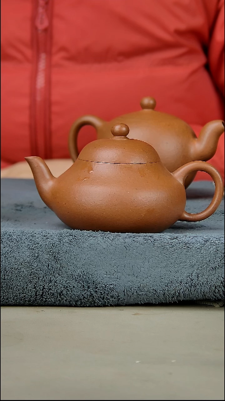 茶壶紫砂小梨子宝山红泥180