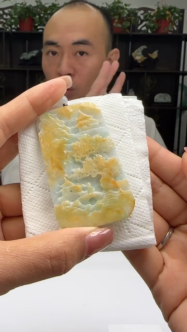 【闪购商品】翡翠颈饰未镶嵌天然翡翠A货吊坠