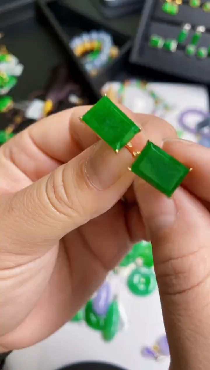 【闪购商品】翡翠颈饰未镶嵌耳饰