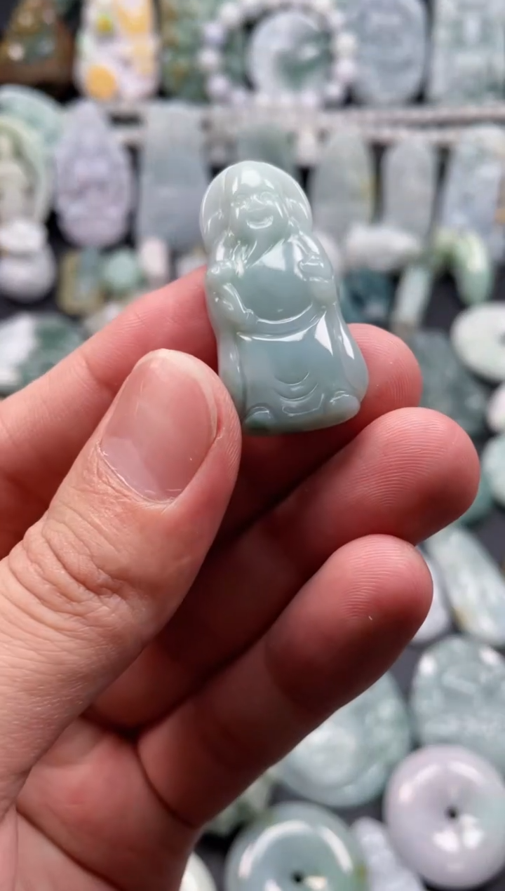 翡翠未镶嵌颈饰天然翡翠a货