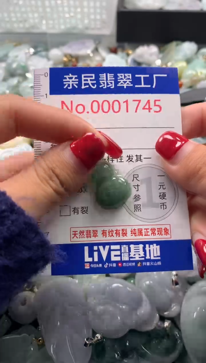 吊坠(不含链)未镶嵌翡翠1745