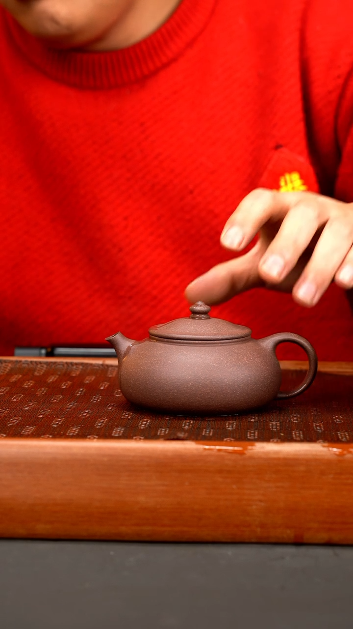 【闪购商品】紫砂茶壶 陈信梅  天青寒江